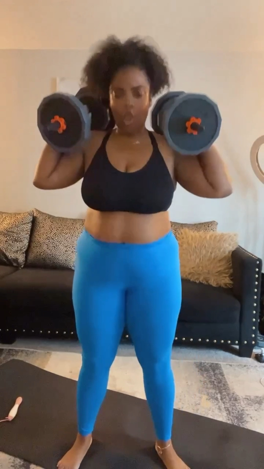 Home Tone Glutes🍑  Day 💪🏽 using my adjustable dumbbell set

#glutesworkout #glutesonfire #dumbbells #sumodeadlift #barbellworkout #dumbbellworkout

#LTKActive #LTKBeauty #LTKPlusSize