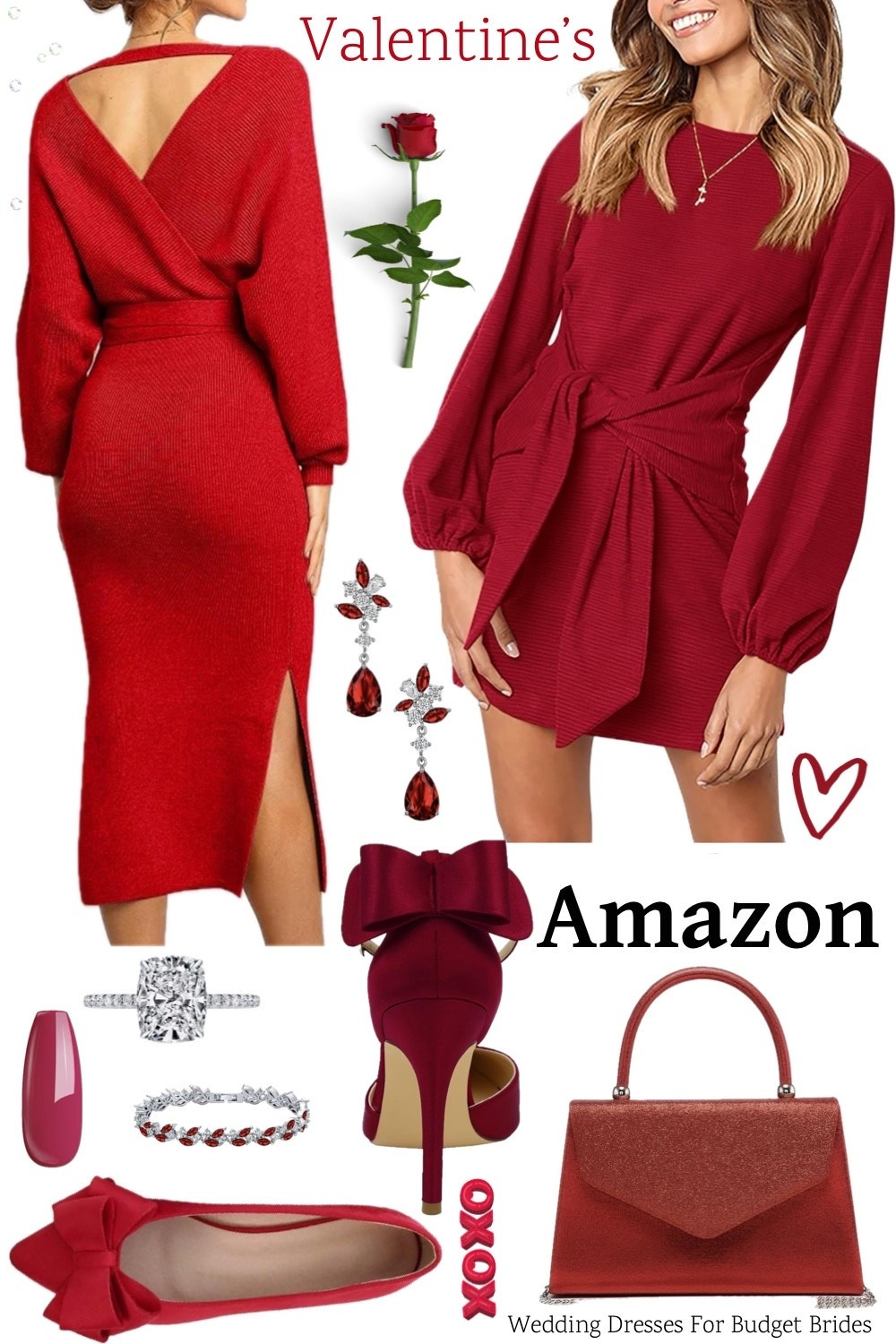 Affordable Valentine’s Day outfit idea for dinner with your sweetheart. All on Amazon.

#LTKSeasonal #LTKWedding #LTKFindsUnder100