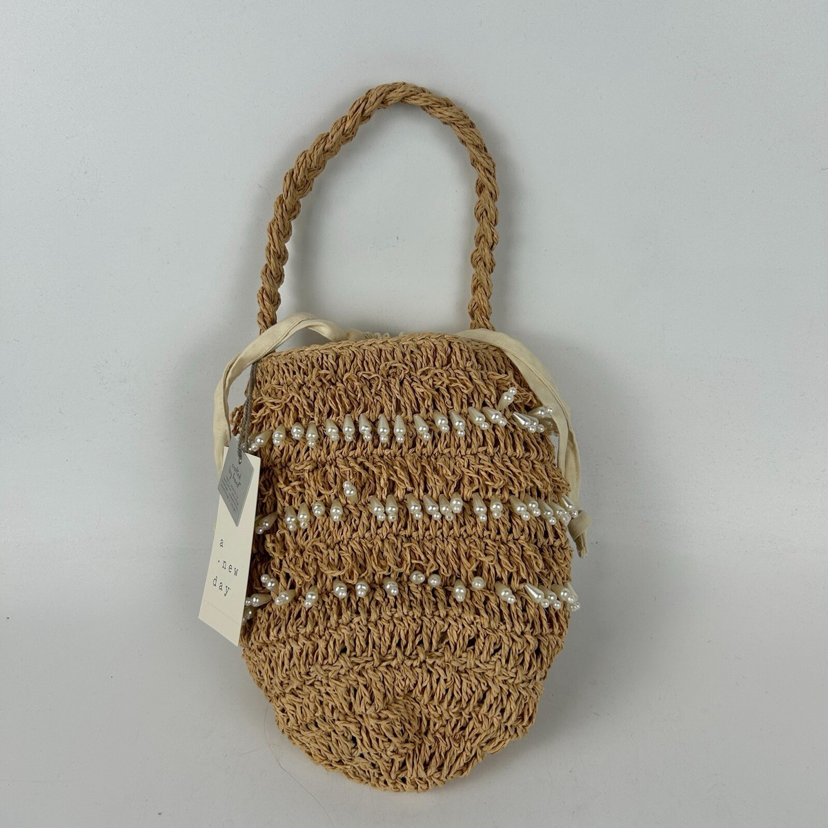 Mini Embellished Pearl Bucket Bag - A New Day New With Tags NWT | eBay | eBay US