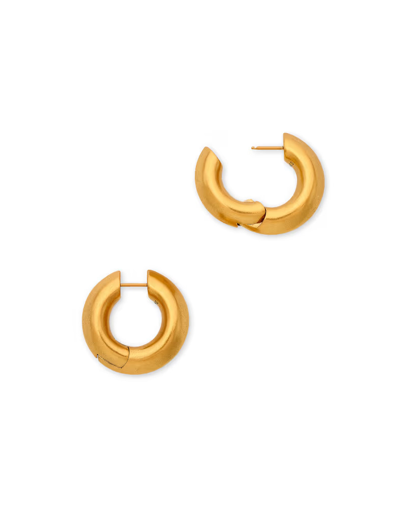 Mikki Hoop Earrings in Vintage Gold | Kendra Scott