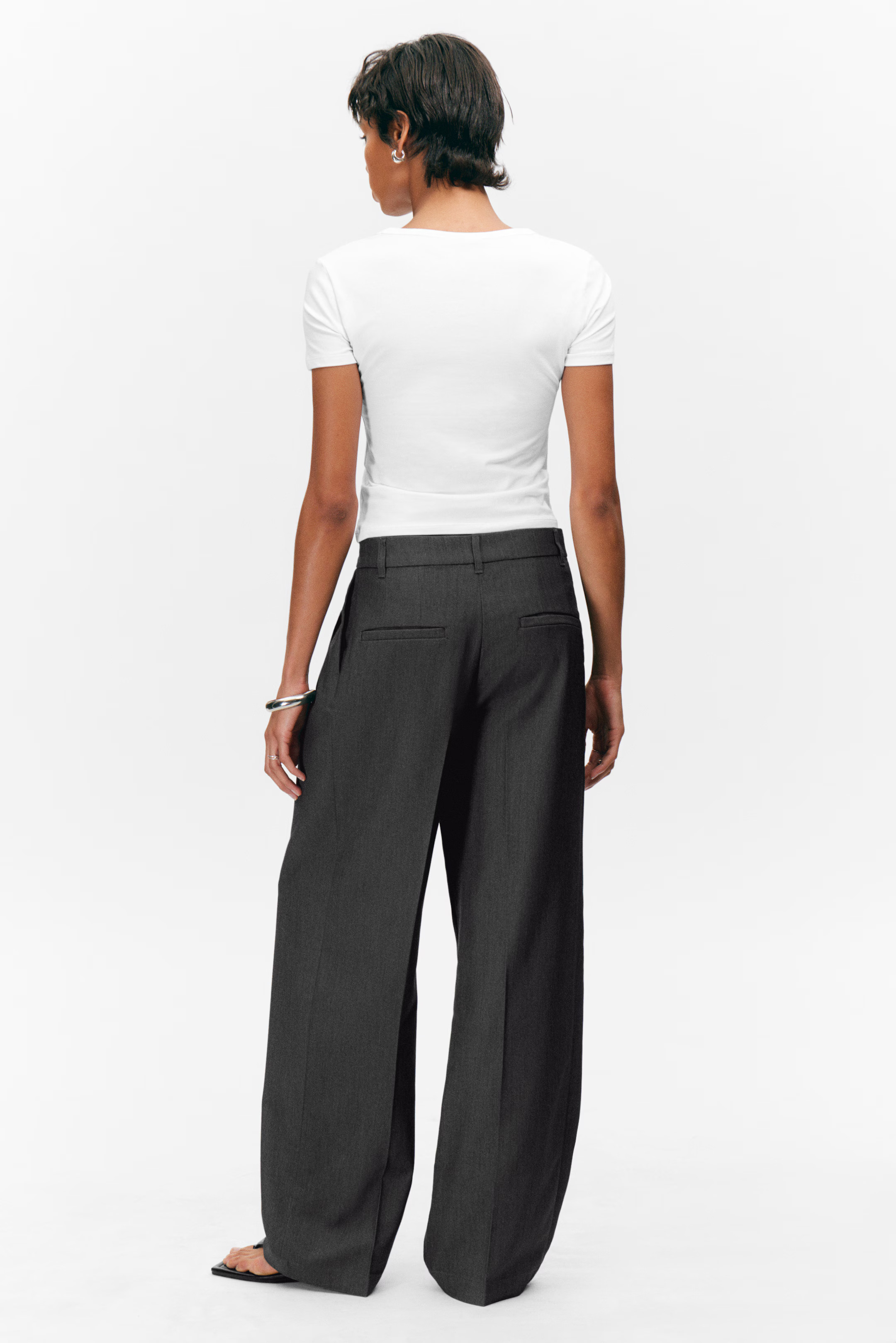 Wide Leg Trousers | H&M (UK, MY, IN, SG, PH, TW, HK)