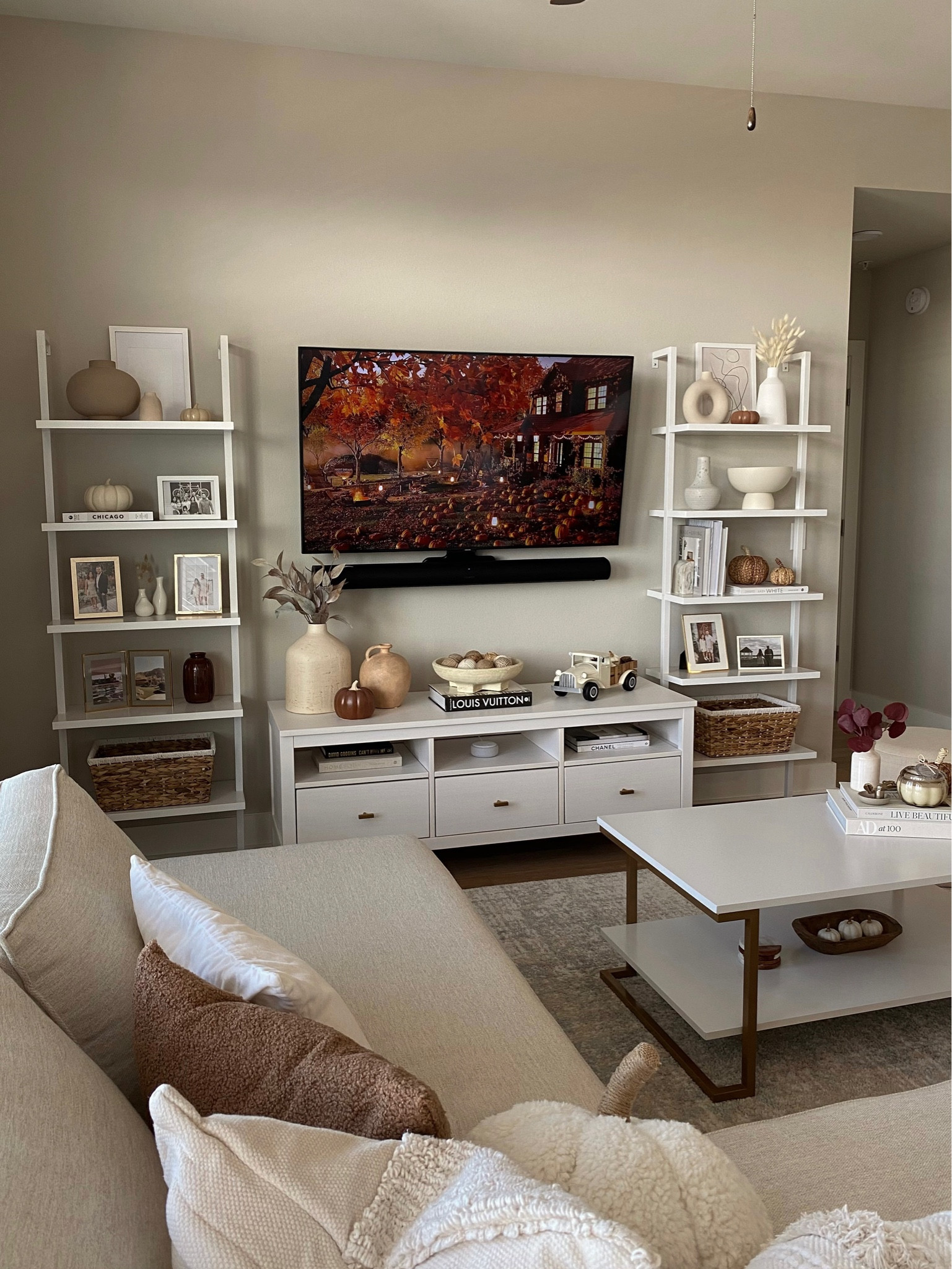 Simple fall living room decor

#LTKSeasonal #LTKhome #LTKstyletip