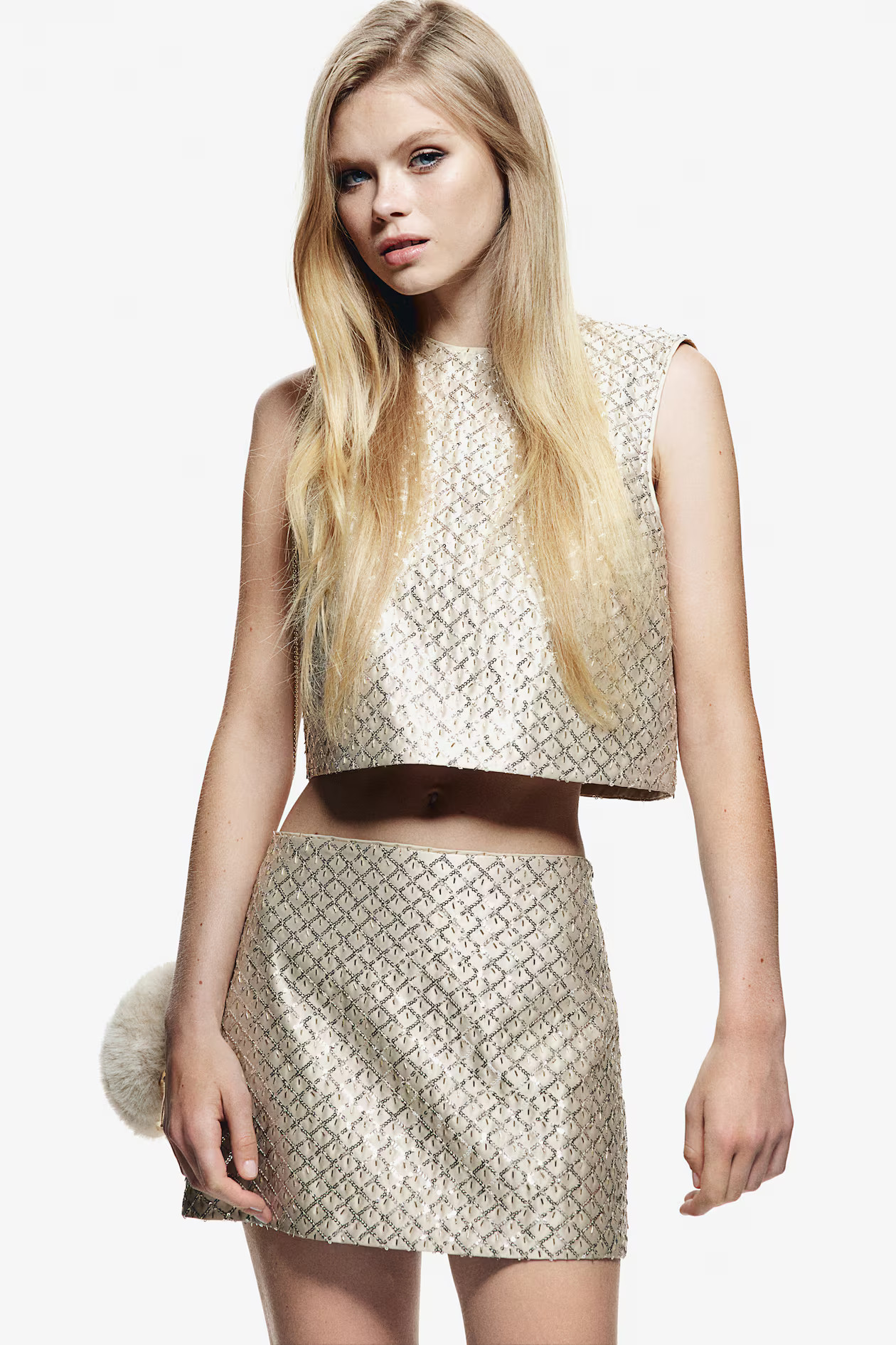 Embellished vest top | H&M (UK, MY, IN, SG, PH, TW, HK)