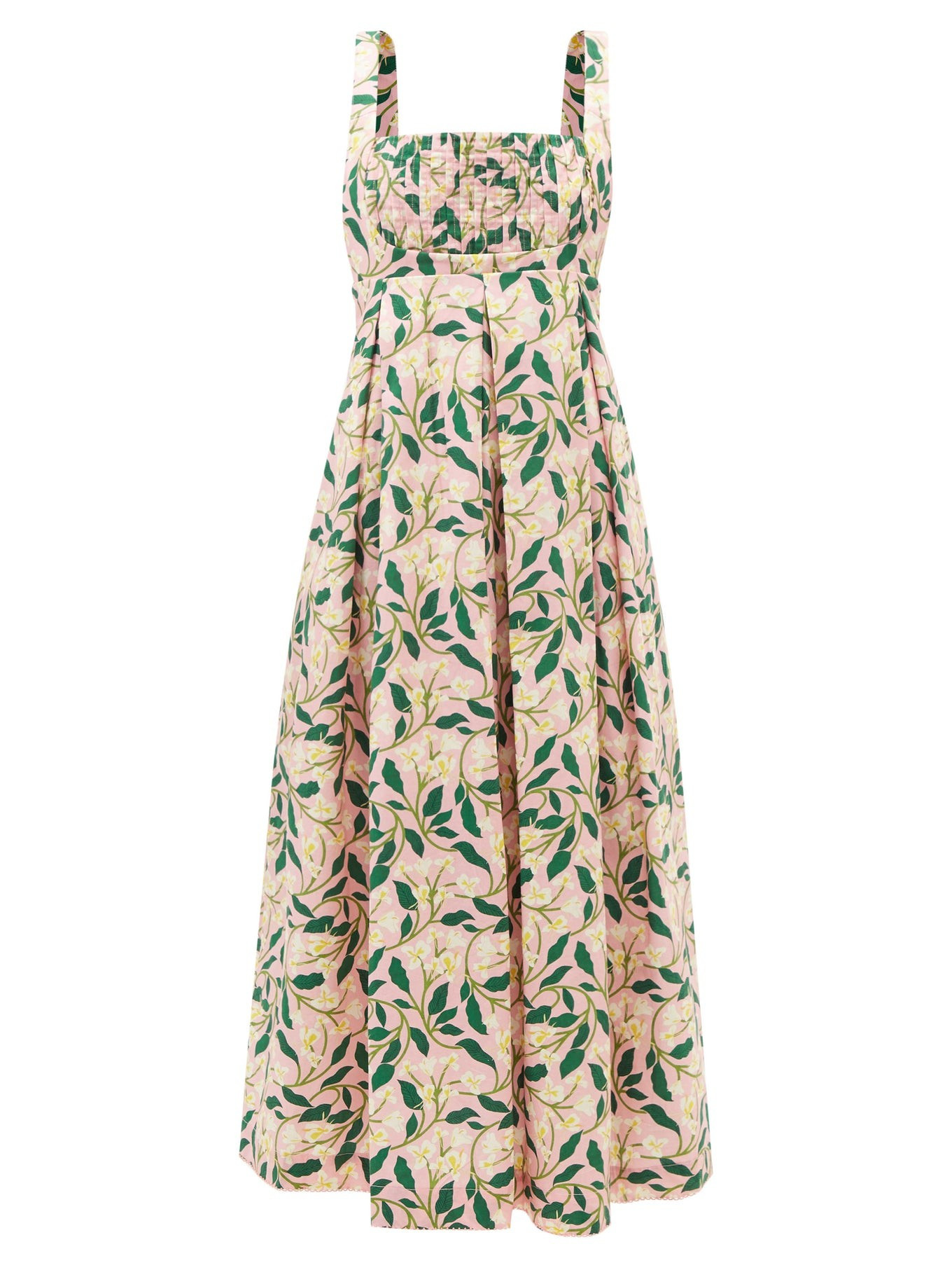 Hortensia floral-print cotton-poplin dress | Agua by Agua Bendita | Matches (US)