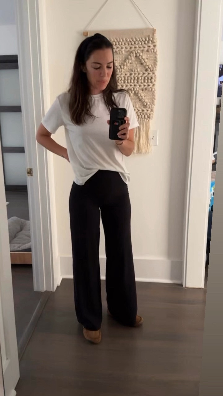Love the come back of wide legs and the high rise is the chefs kiss of it all!

#LTKstyletip #LTKMostLoved #LTKfitness