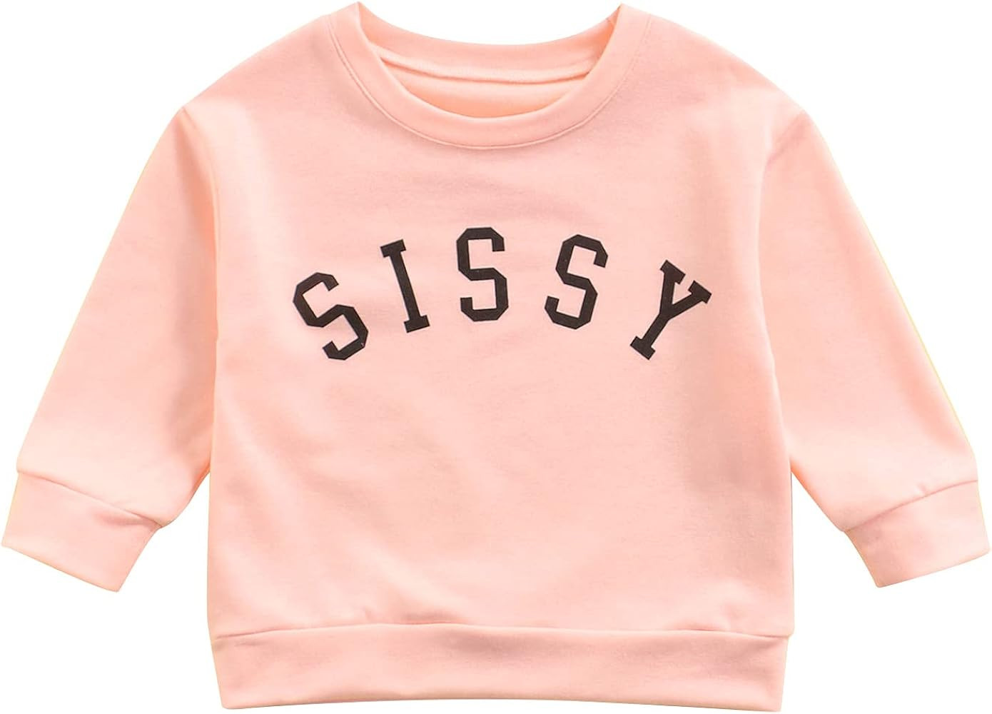 Thorn Tree Toddler Girl Long Sleeve Sweatshirt Pullover Letter Print Top Loose Little Kids Hoodies | Amazon (US)