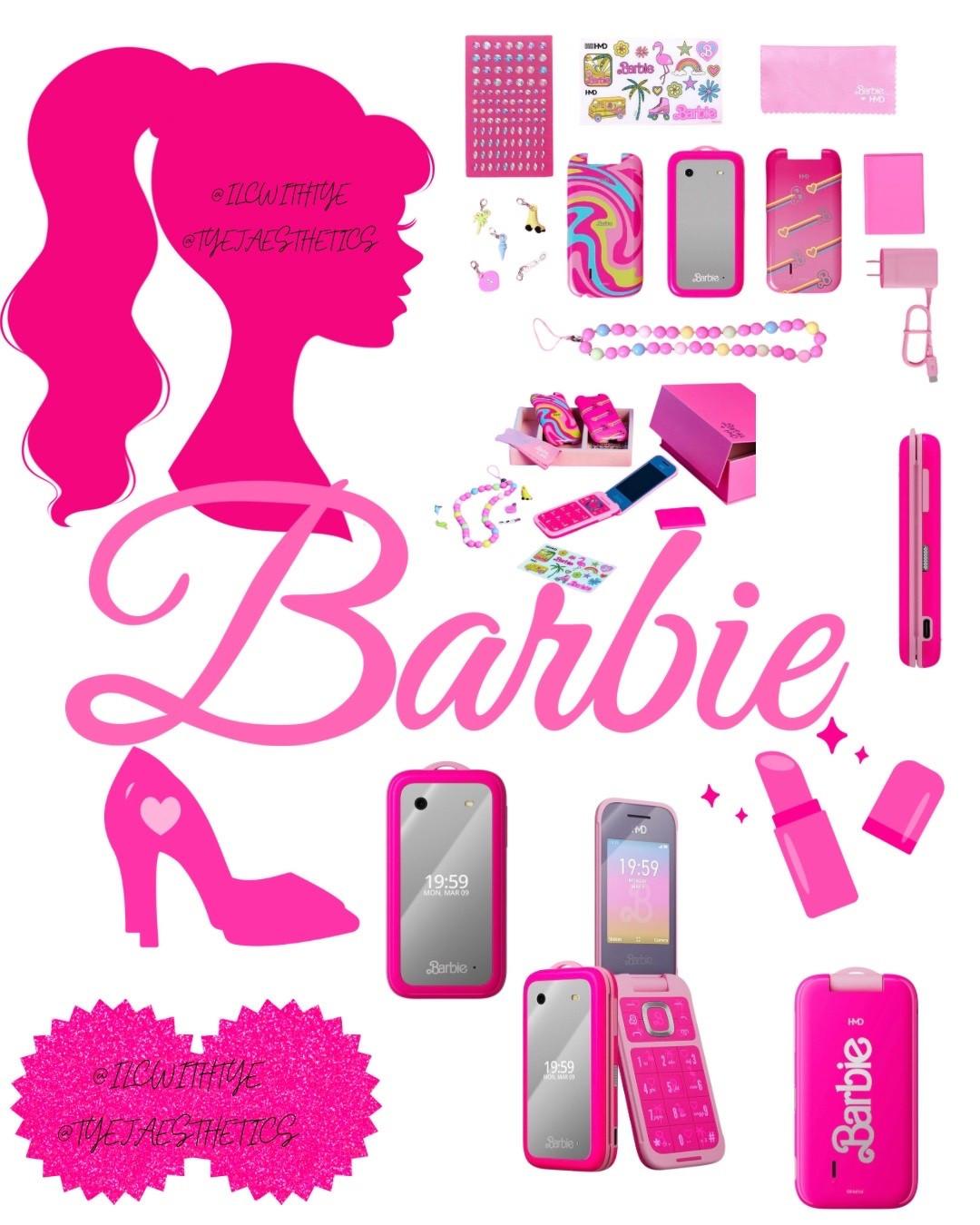 Bring the Barbie dream everywhere you go 💖✨
Stay cute, connected, and totally iconic with the must-have Barbie Flip Phone! Perfect for glam selfies, accessories, and all things PINK. 💅📱✨
Limited stock — grab yours before it sells out!

#LTKBeauty #LTKSaleAlert #LTKGiftGuide