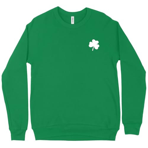 NICHEBEE St Patricks Day Shirt Women - Lucky Shamrock Sweatshirt - St. Patrick's Day Sweatshirt (US, Alpha, X-Large, Regular, Regular, DTF) Green | Amazon (US)