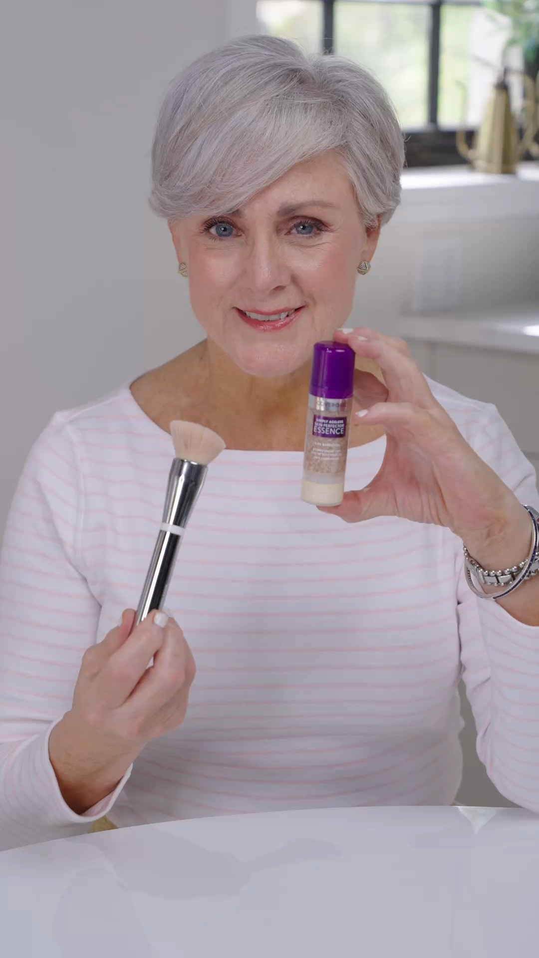 #ad Spring is my cue to lighten up my entire routine — and that starts with my base. The Covergirl Simply Ageless Skin Perfector Essence in shade 20 Light Pale is a skincare and makeup hybrid with microdroplet technology that gives your complexion a fresh, plump, bare-skin finish. No heaviness. No settling into lines. Just really good skin energy — which is exactly what spring calls for. I'm pairing it with the Simply Ageless Primer, Concealer, and Lipstick — all available at Target. Tapping all four products above so you can shop directly. #TargetPartner #SkinPerfectorEssence #covergirl #EasyBreezyBeautiful @covergirl @Target #LTKselfcare

#LTKselfcare #LTKBeauty #LTKOver40