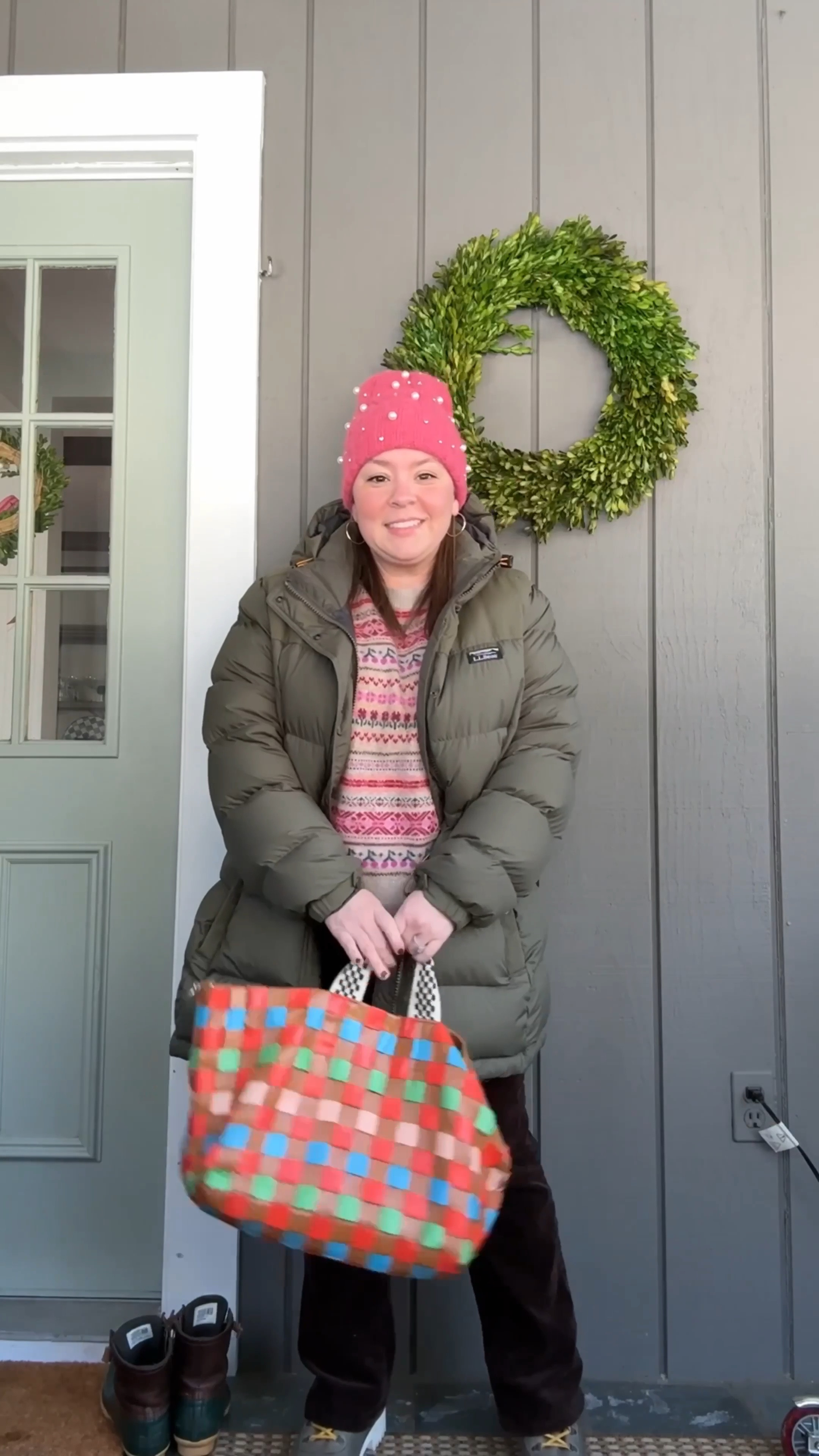 January OOTD 
Day 20
Snow day! Cozied up in an old Jcrew wool sweater, @frame corduroys and my warmest @llbean winter coat and snow boots! 

#LTKOver40 #LTKMidsize #LTKSeasonal