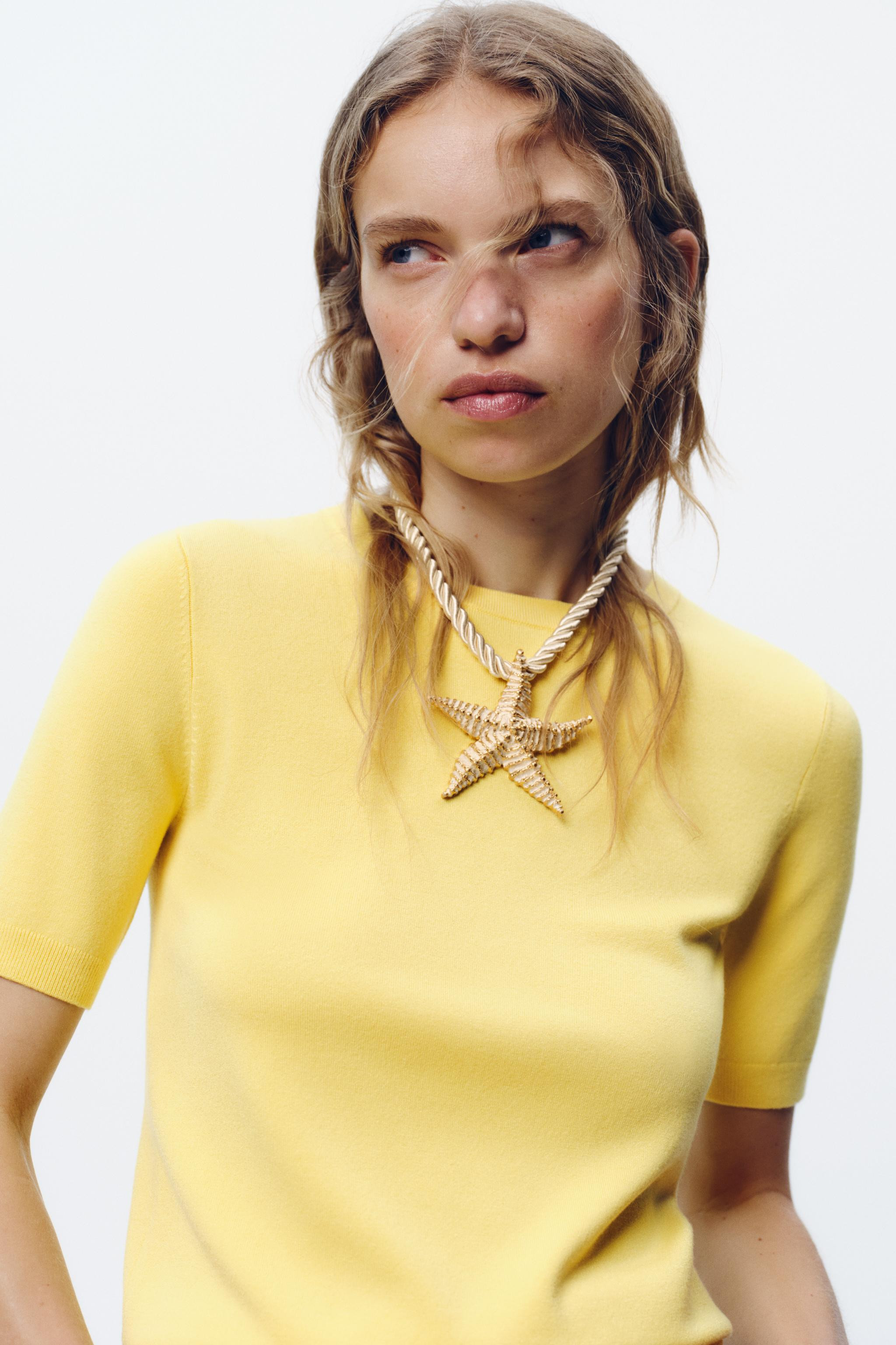 STARFISH CORD NECKLACE | Zara US