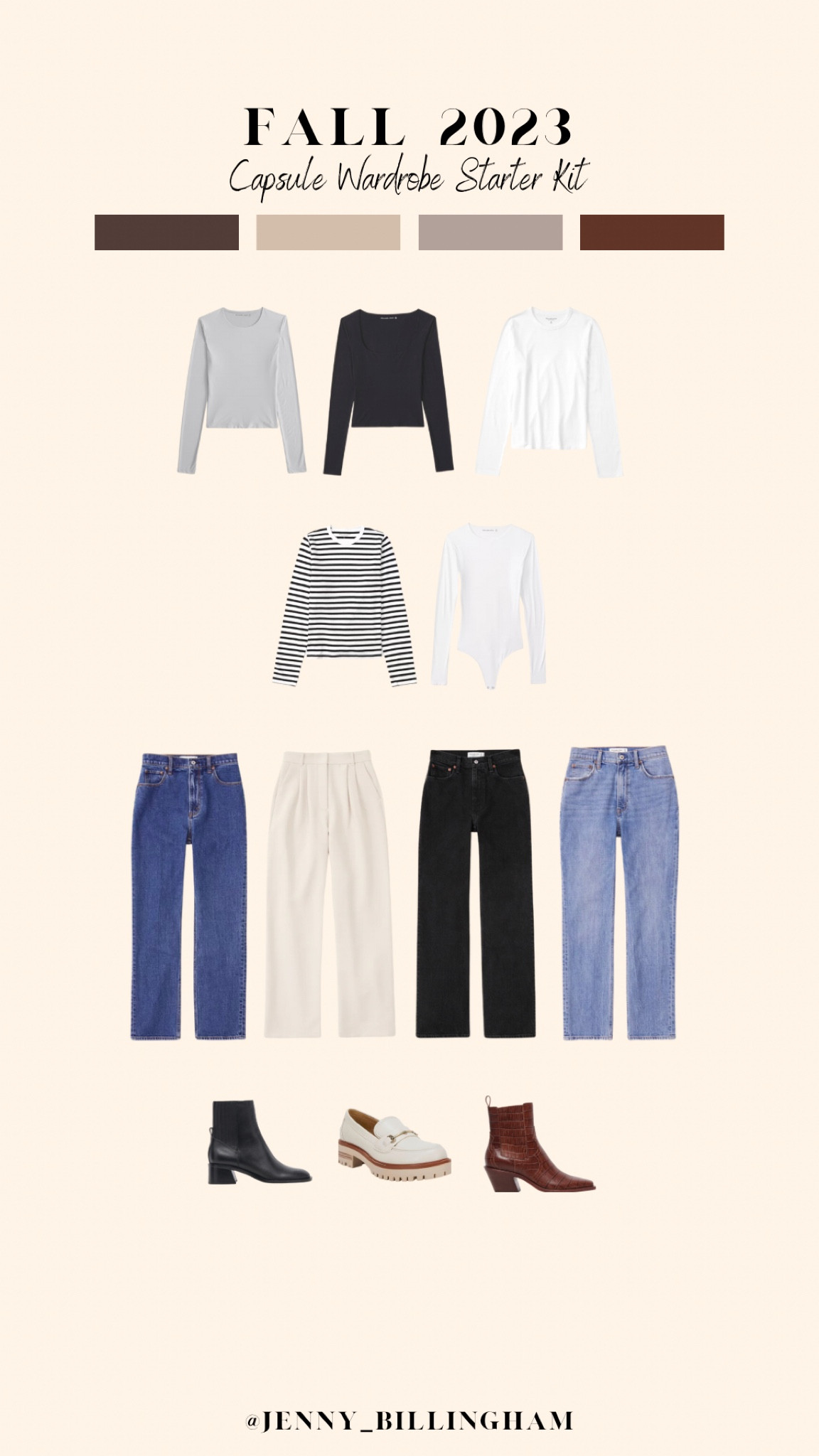 Fall capsule wardrobe starter kit

#LTKunder50 #LTKstyletip #LTKunder100