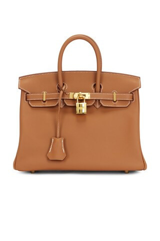 Hermes Swift Birkin 25 Handbag in Brown | FWRD 