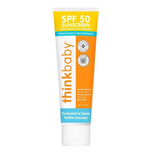 Thinkbaby Mineral Baby Sunscreen 3oz SPF 50 | Target