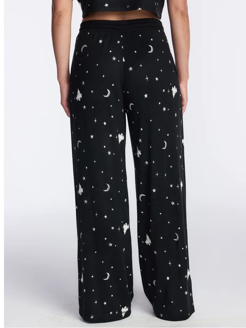 Halloween and Fall Women's Hacci Knit Sleep Pants from Way to Celebrate, 29.5" Inseam, Sizes XS-3... | Walmart (US)