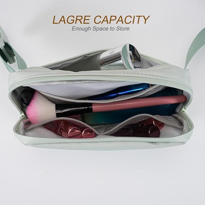 Small Belt Bag Crossbody Waterproof Fanny Pack Everywhere Waist Pack for Women Men | Amazon (US)