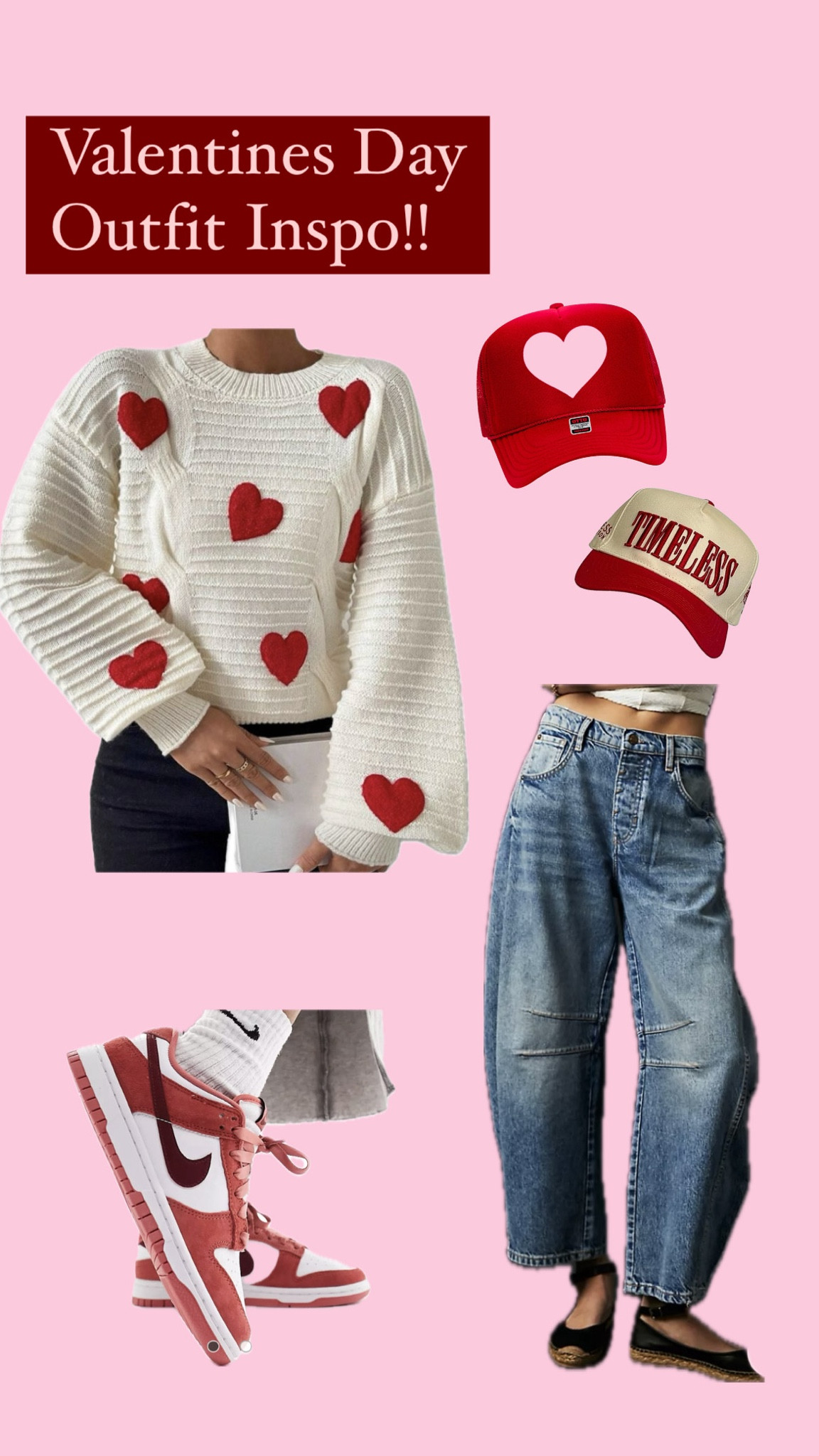 Valentines Day Outfit Inspoired

#LTKfindsunder50 #LTKSeasonal #LTKMostLoved