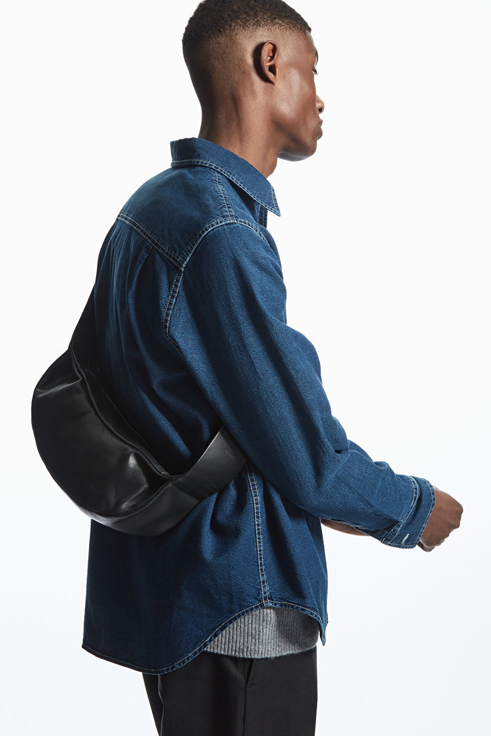 LEATHER CROSSBODY BAG | COS (US)