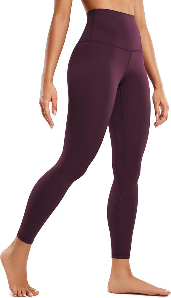 CRZ YOGA Butterluxe Super High Waist Leggings 25"- Buttery Soft Womens Yoga Pants Workout Over Be... | Amazon (US)