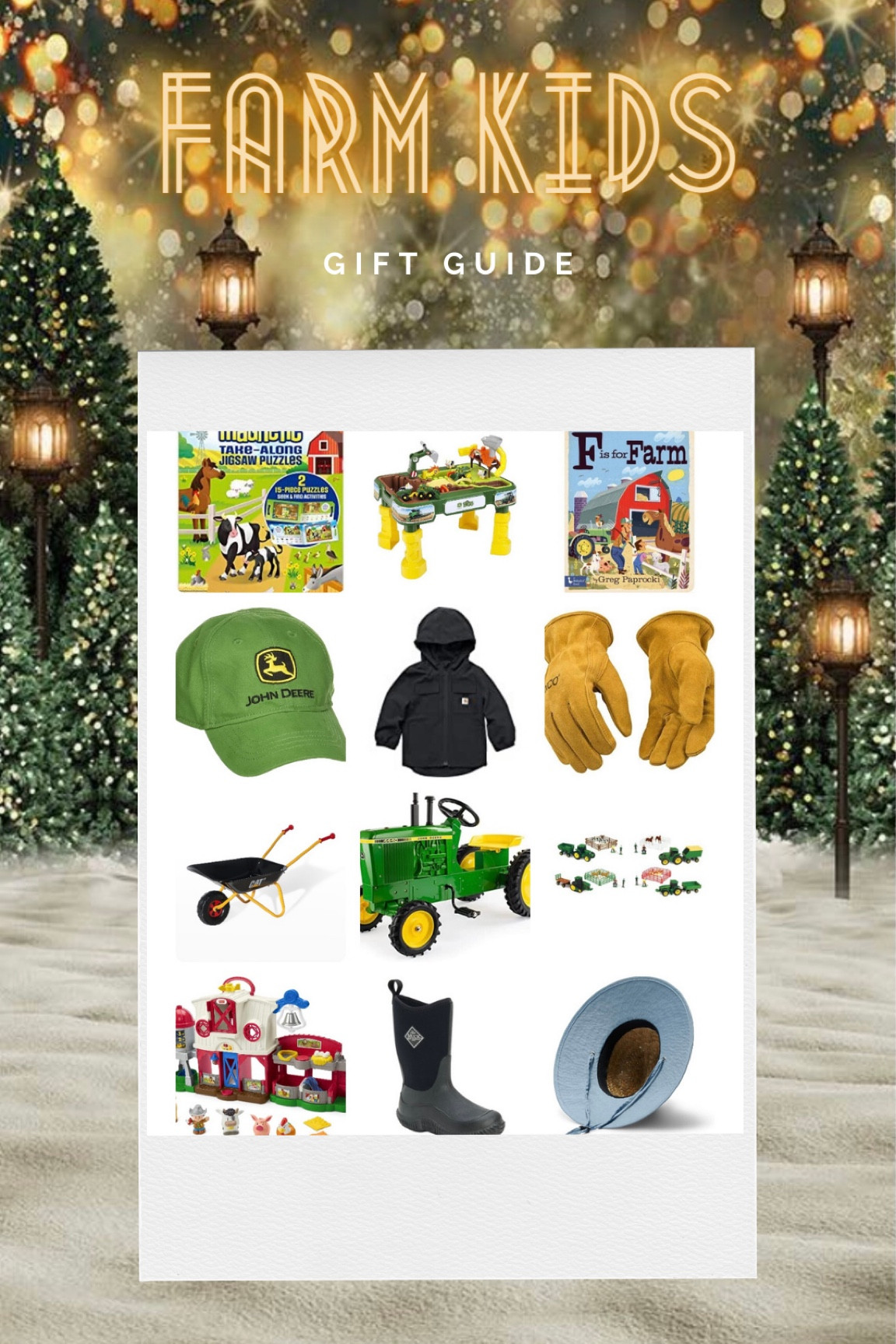 Farm Kids Gift Guide! Find the perfect gift for any farm kid in your life. These are tested and approved by my very own farm boy🧑🏼‍🌾💙
Kid’s gift guide. Life on the farm. Country kids. Rural living. Boy gifts.

#LTKGiftGuide #LTKbaby #LTKkids
