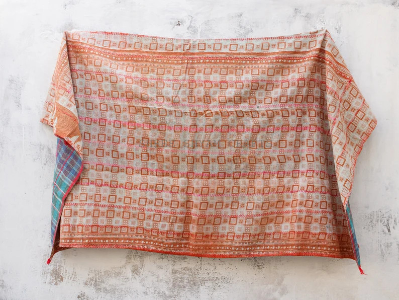 Vintage Kantha Quilts, Kantha Throw, Kantha Blankets, Quilts, Handmade, Vintage Throw - Etsy | Etsy (US)