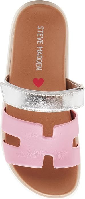 Steve Madden Girls Shoes Unisex-Child Mayven Slide Sandal | Amazon (US)