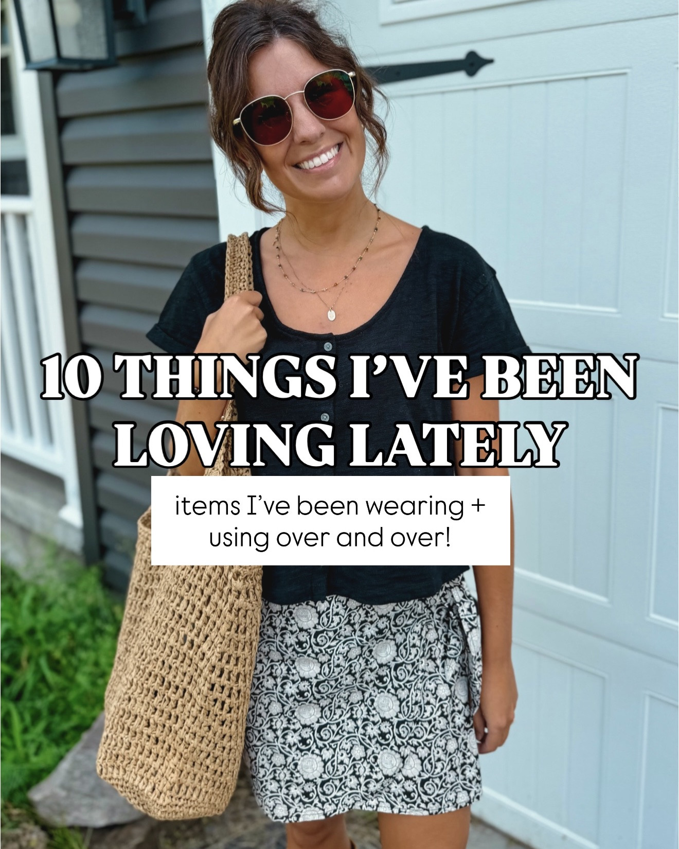 10 things I’ve been loving this summer! These are all items I’ve been using and wearing over and over🧡 some of them are years old and some of them newer, all earning a spot on this month’s top 10🥰

1. Crocs sandals—true to size. I wear my true size 6. I also just ordered the black.
2. I wear size small—I must have it in 5-6 colors and also own and love the tee shirt version too (which I also have in lots of colors—also linked!)
3. a cute light wash (dream blue) and comfy with a bit of stretch. They’re a mid-rise. I wear size 00.
4. I got these last year and they have changed my life! Less headaches, so cute, and it’s great to see. If you don’t need prescription, Sojos has an identical pair.
5. I have two colors— the K8-milky White Flower Cluster and K18-green Underwater Plants. Both so cute on your waist, and around your neck! 
6. Love these navy athletic shorts. I sized down to xxs (due to reviews) and it’s comfy. True to size would have been fine too (xs).
7. I’ve had this double layered beaded necklace for years and it’s so colorful and fun!
8. My snack tray is a mom must-have! We bring it everywhere!
9. I’ve had a 3 barrel curling iron since high school and have always loved using it. It recently broke so I purchased a new one and it works great. I like to do the top half of my hair with this 3/4” inch curling iron (that I own in two other sizes too—my favorite! I also have the 1” and 1.5 inch) for a more natural look.
10. Wearing xs in this little white top. It sold out from gap factory, but Quince has an almost identical one I’ll link (doesn’t have the eyelet on the bottom, but very similar otherwise). 
11. Bonus: wearing xs in this cute wrap skirt! Love the neutral print and how comfy it is. It’s also 100% cotton (and so is my cute button front top which I also linked-xs!).

#LTKPetite #LTKgrwm #LTKootd