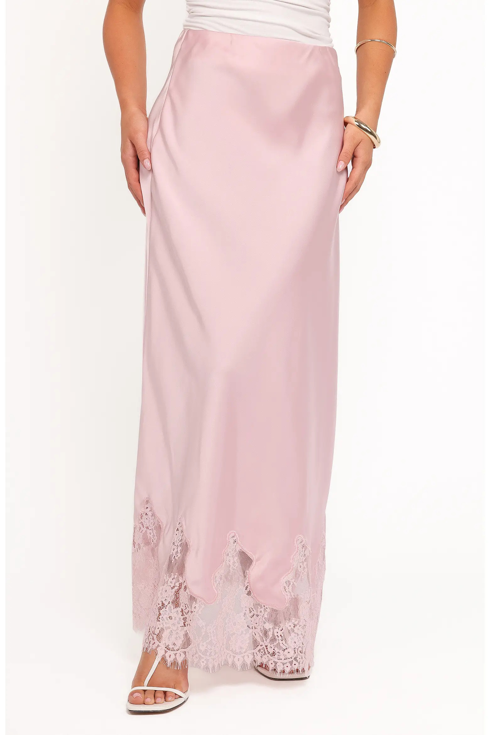 Alira Satin & Lace Maxi Skirt (Women) | Nordstrom | Nordstrom