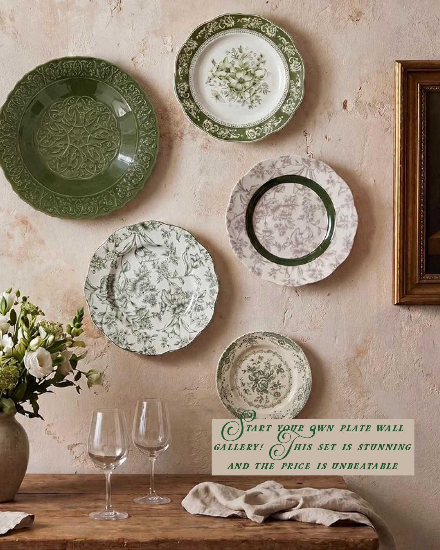 Looking to create a plate wall? I have you covered with these beautiful sets! New and vintage! These also make beautiful serving pieces too! 

#platewall #vibtageplates #transferware

#LTKHome #LTKfoodie