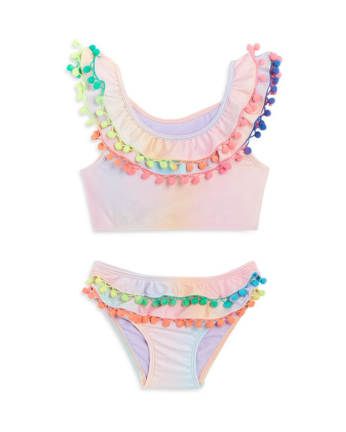 Girls' Pom Pom Two Piece Swimsuit - Little Kid, Big Kid | Bloomingdale's (US)