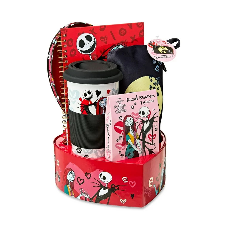 The Nightmare Before Christmas Heart Box Valentines Gift Set | Walmart (US)