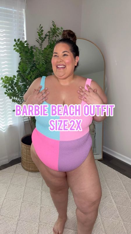 Sharing my OOTD for family beach day! I’m wearing a few pieces from the Show Me Your Mumu x Barbie collection! Literally SO CUTE and the perfect Barbie vibes! 

I’m wearing a 2X in the swimsuit and an xxl in the coverup! 💗

#LTKplussize #LTKstyletip #LTKswim