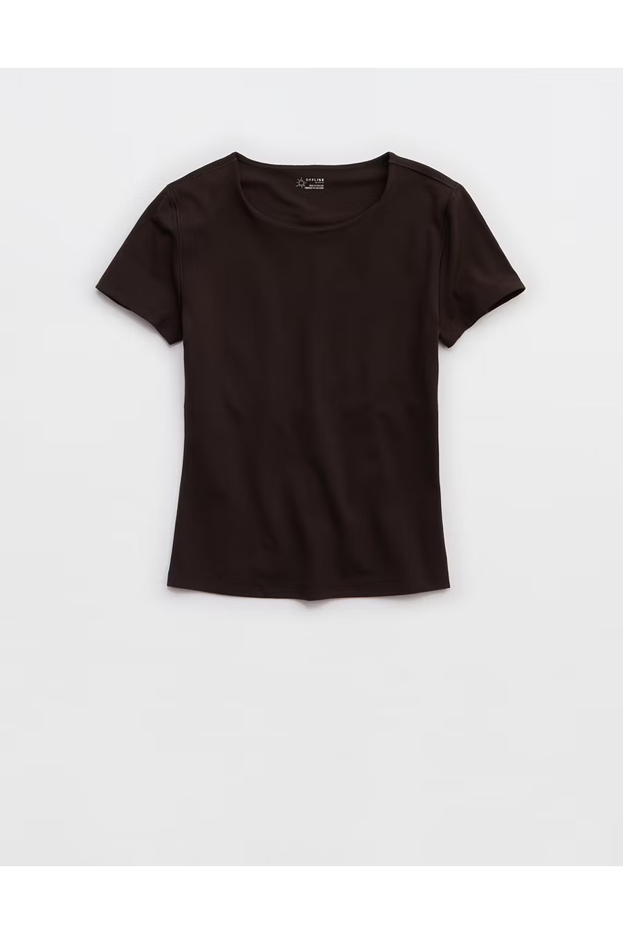 OFFLINE By Aerie Real Me XTRA T-Shirt Women's Deep Earth XS | Aerie