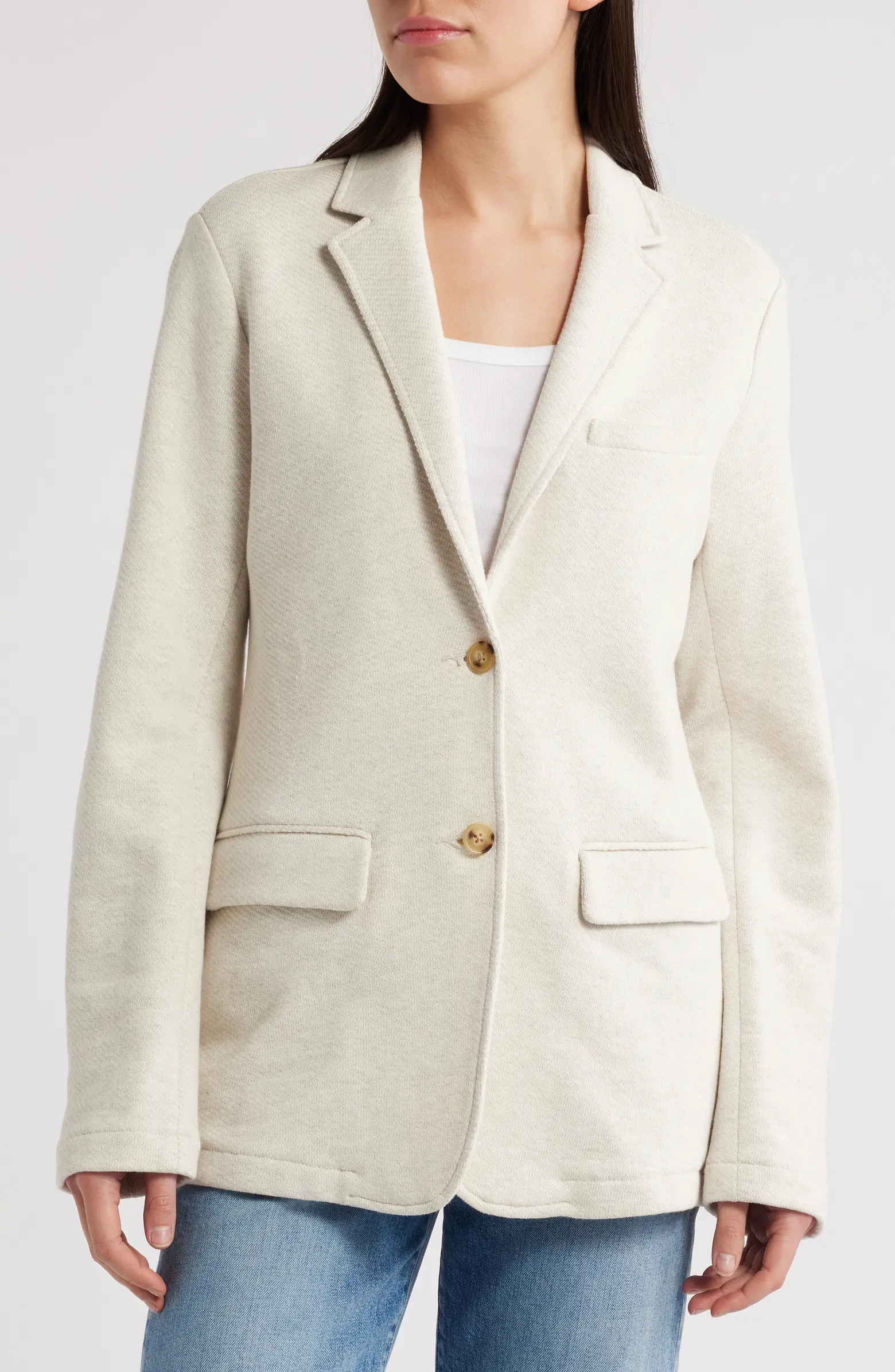 Inlet Cotton Blend Knit Blazer | Nordstrom