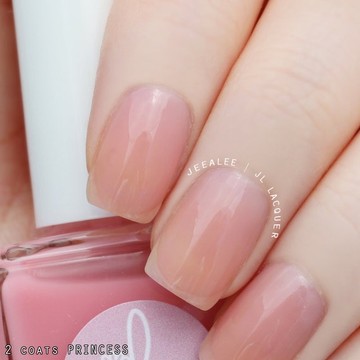Click for more info about Princess  Sheer Soft Pink Jelly Nail Polish  Handmade Nail | Etsy