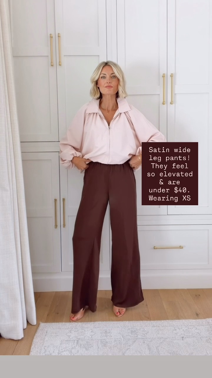Cannot get over how chic these brown satin pants are! So many ways you could style these for fall! Wearing S in the jacket & XS in the pants. 

Loverly Grey, Target find, Target fashion, Amazon find, Amazon fashion, brown satin pants

#LTKootd #LTKSeasonal
