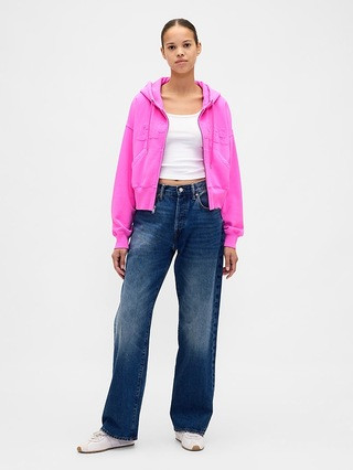 VintageSoft Full-Zip Wedge Hoodie | Gap (US)