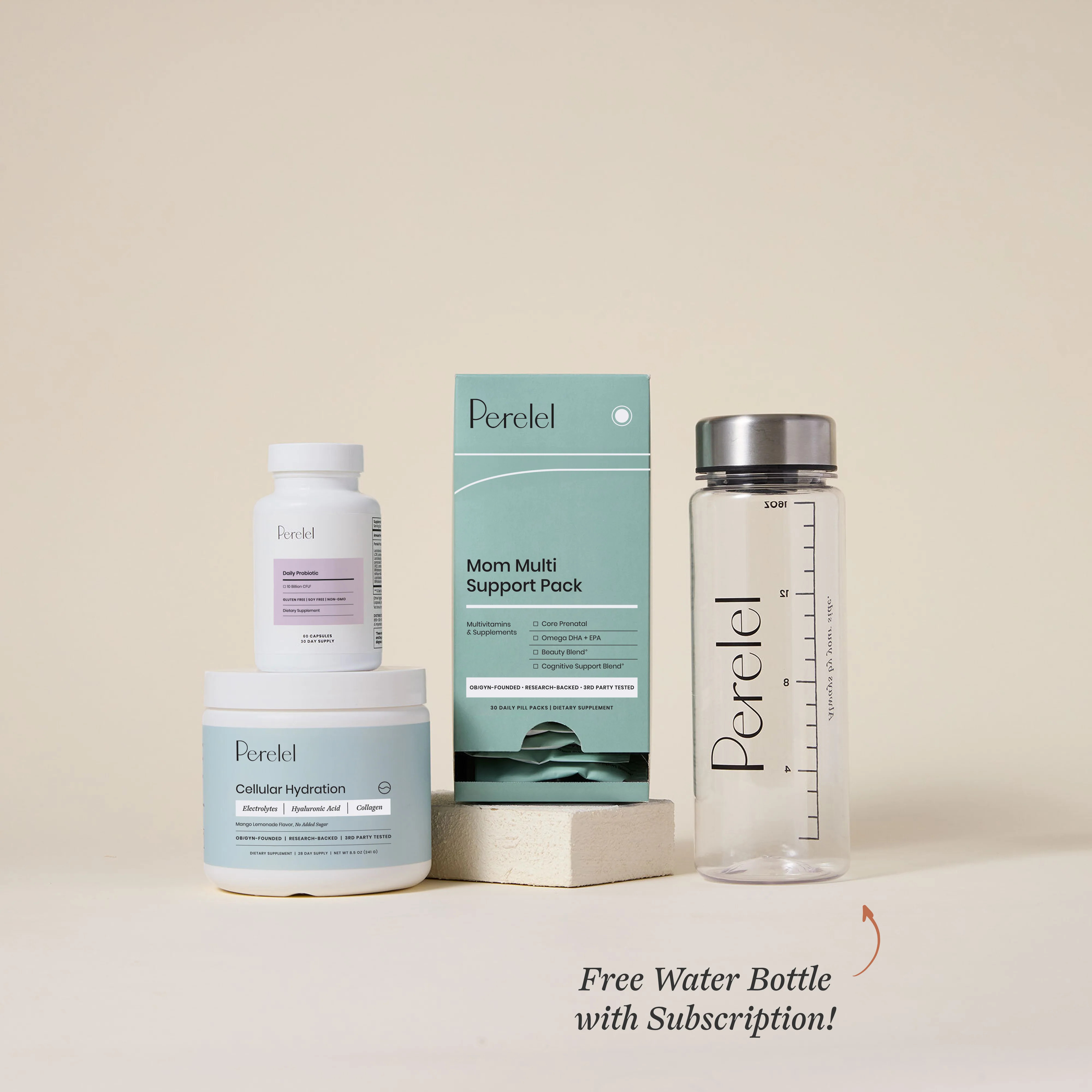 Postpartum Supplements Bundle - Complete Support for New Moms Recovery | Perelel Health