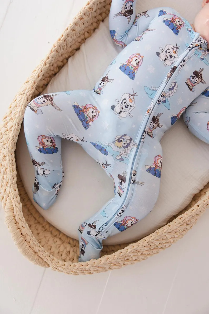 FROSTY FRIENDS Zippy- Princess, Parks, Bamboo, Zippy, Pajamas, Girls, Heeler, Ice, Sisters - Etsy | Etsy (US)