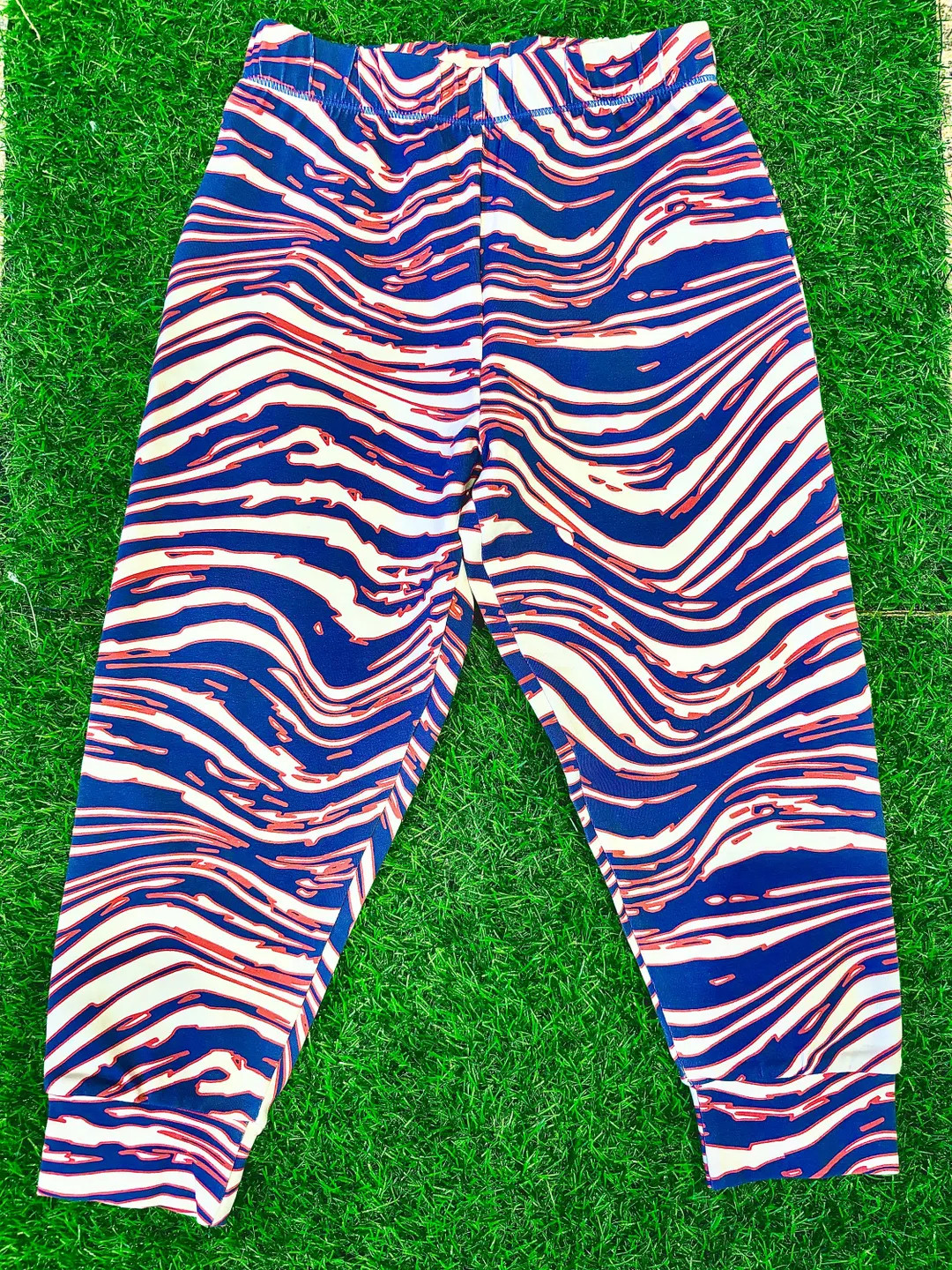 Lets Go Buffalo WAVE Red, White and Blue Striped Mini Mafia Wave Joggers Baby, Toddler and Youth ... | Etsy (US)