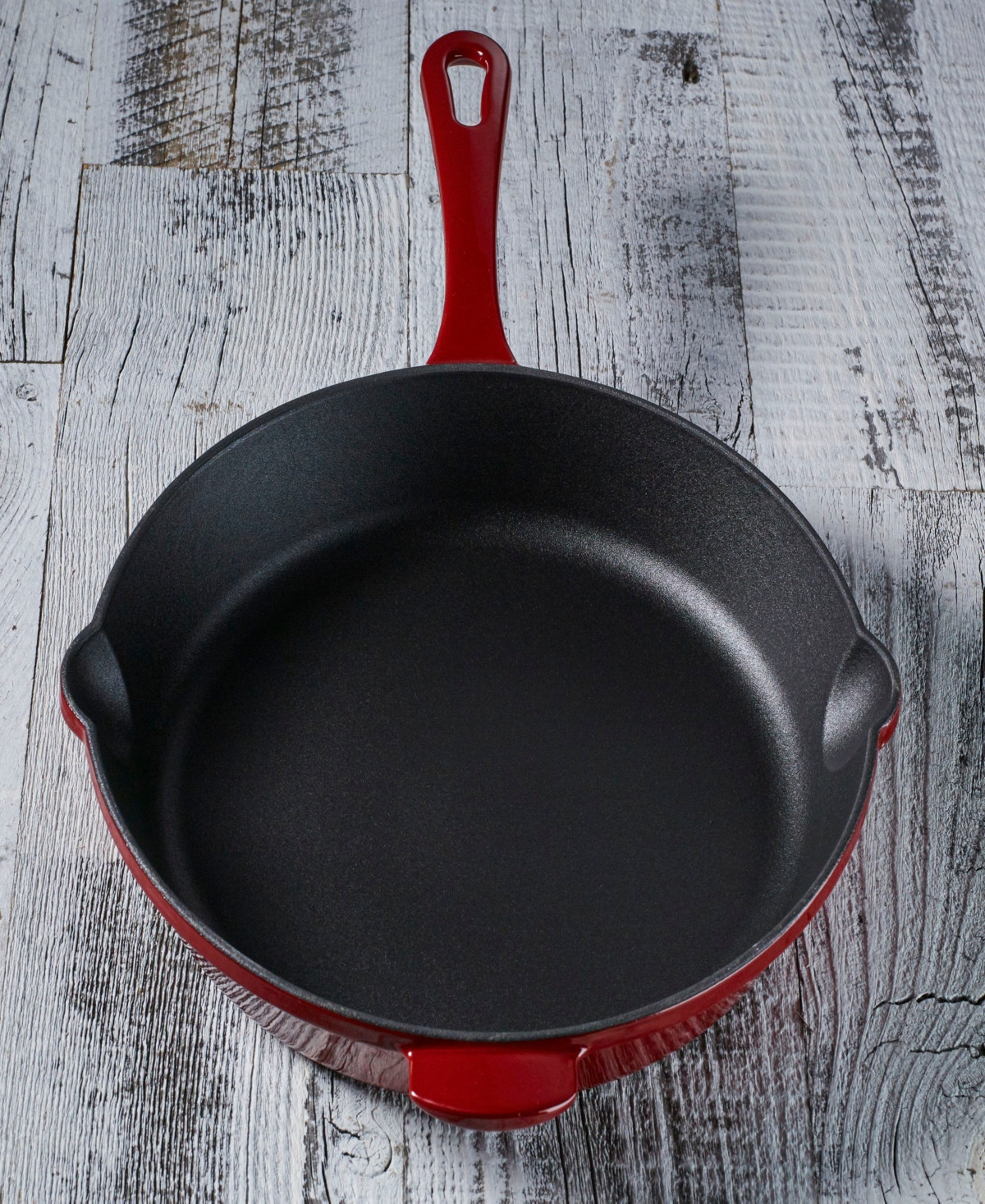 Chefs Classic Enameled Cast Iron 10" Skillet - Caridinal Red | Macy's