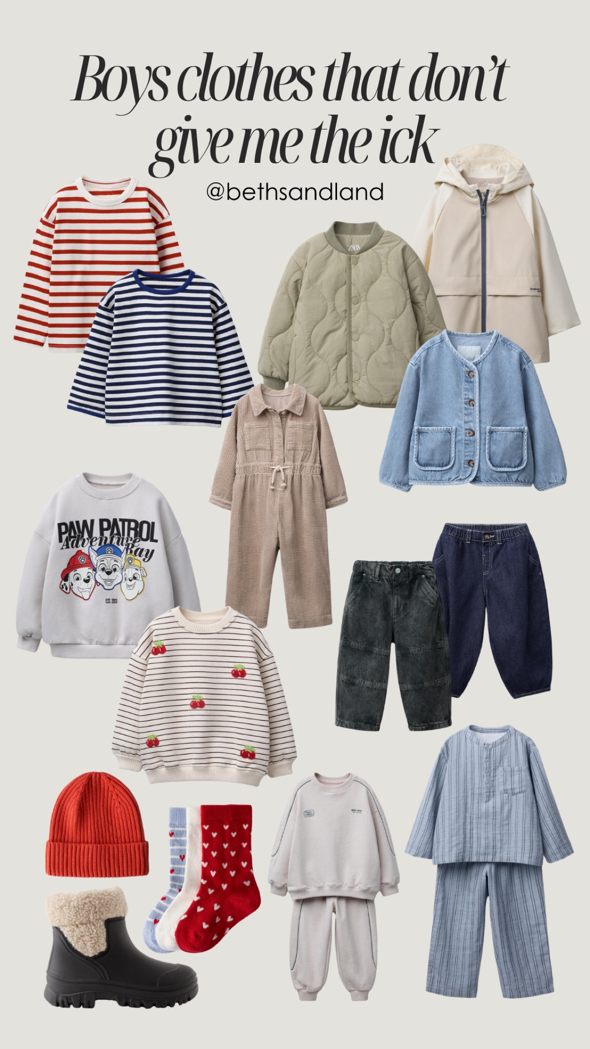 Boys clothes that don’t give me the ick! Ft Zara coats, trousers, PJs, boots, shirts, sweaters and more.

#LTKeurope #LTKuk #LTKkids