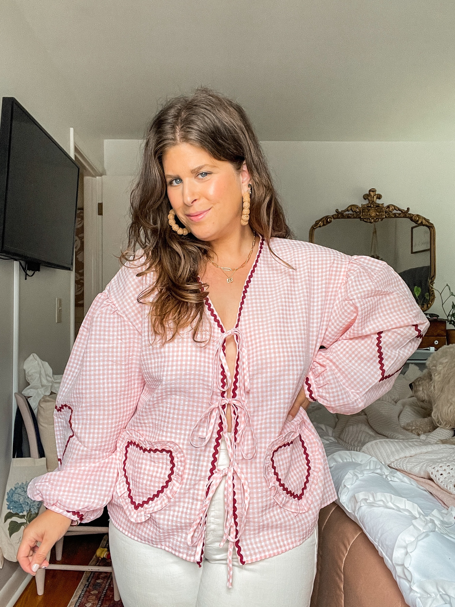 Love this tie top! Comes in other colors too



#LTKFindsUnder50 #LTKFindsUnder100 #LTKStyleTip