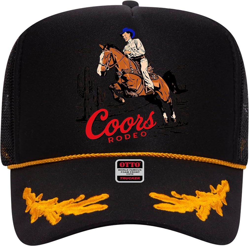 The Horseback Rodeo Trucker Hat - Premium Snapback for Men and Women - Cowboy Western Beer Countr... | Amazon (US)