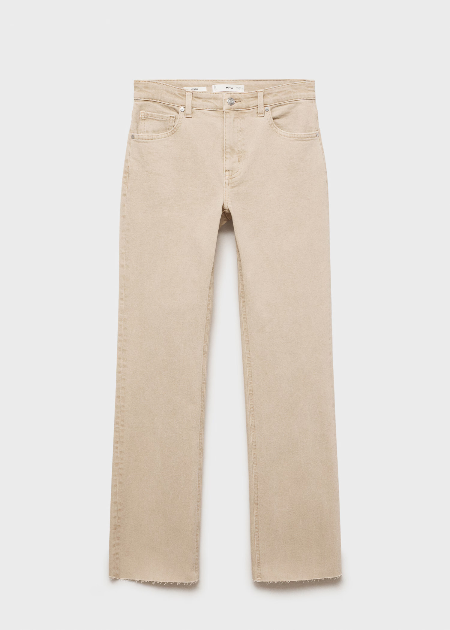 Sienna flared cropped jeans - Women | MANGO United Kingdom | MANGO (UK)