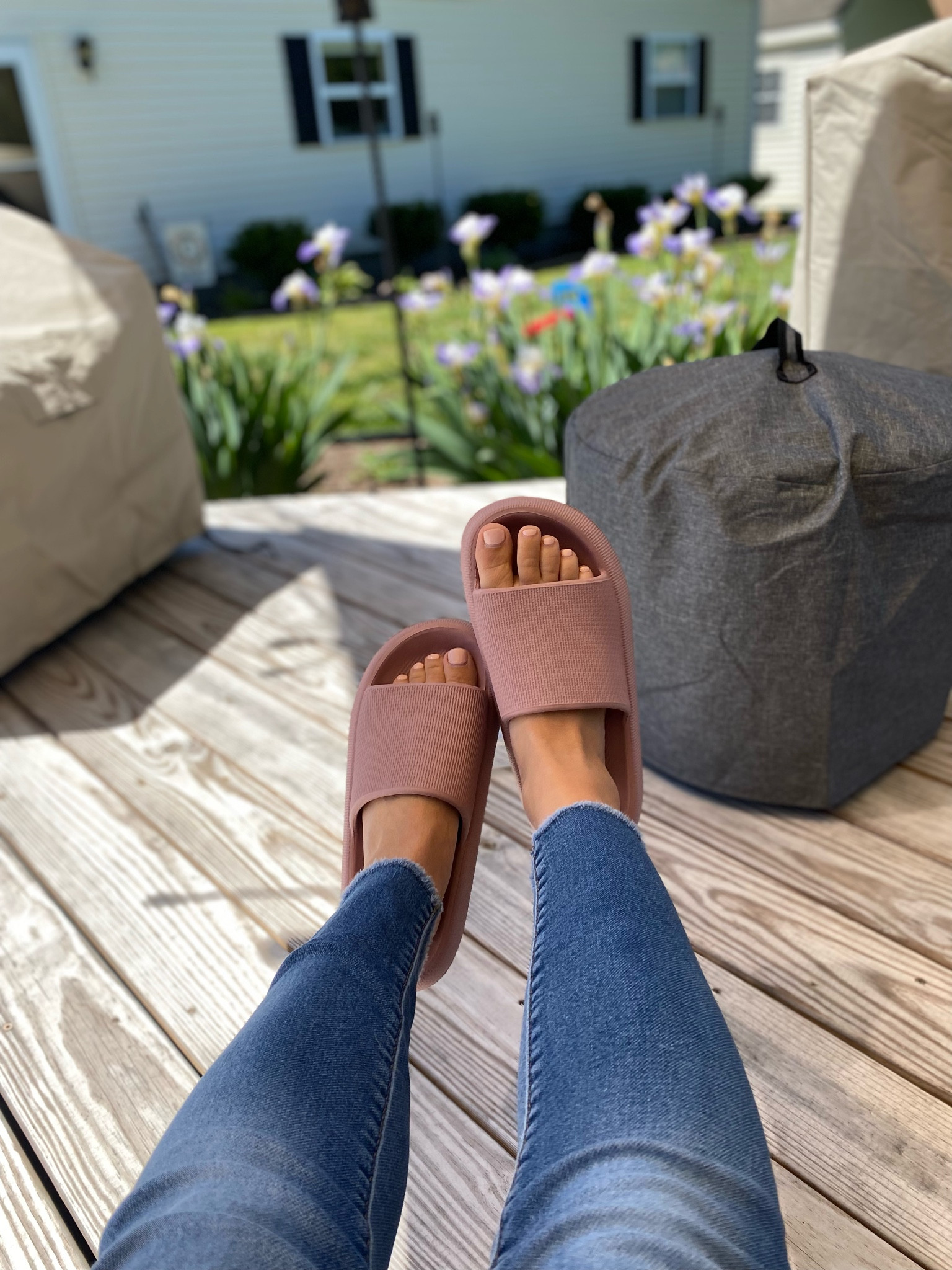 My hospital shower shoes turned everyday house shoes because OMG I’m obsessed 👏🏼👏🏼 These cloud slides are so comfortable, easy to slip on, and perfect for around the house or yard!

#LTKGiftGuide #LTKshoecrush #LTKFind