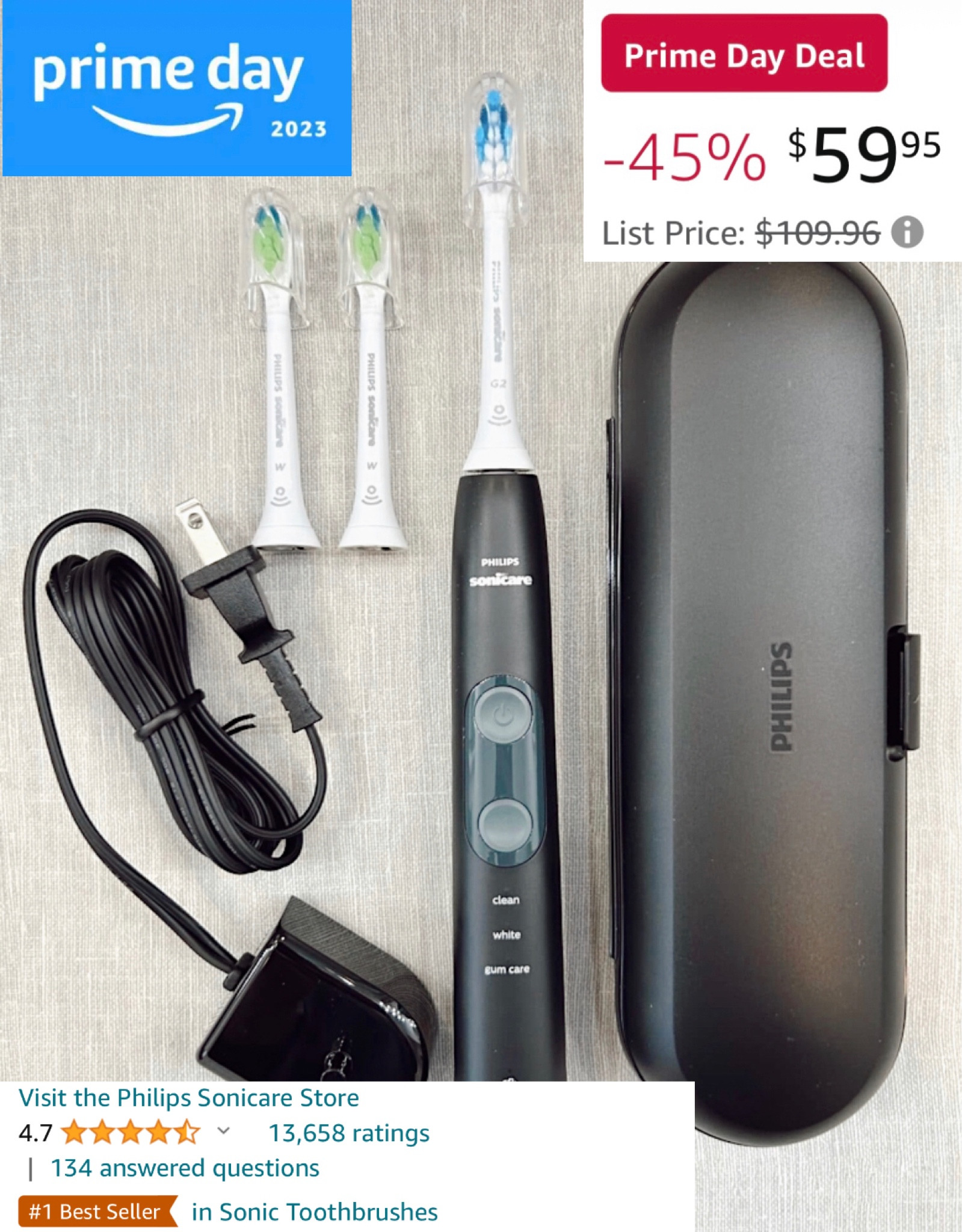 Prime Day deal find 
45% off #primeday #amazonfind #electrictoothbrush #amazonprime #deals

#LTKsalealert #LTKhome #LTKfamily #LTKxPrimeDay #LTKstyletip #LTKunder100
