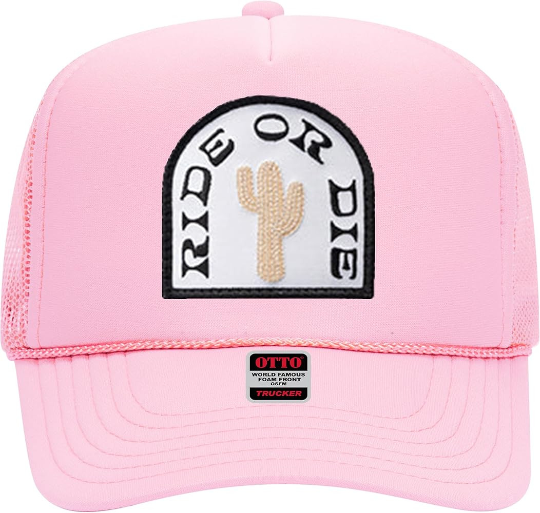 Ride or Die Patch Trucker Hat - Trendy Vintage Cowboy Country Western Camo Fishing Hunting Animal... | Amazon (US)