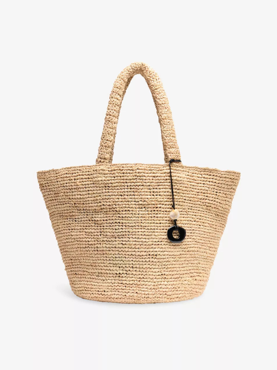 Charm Straw Tote Bag | Selfridges