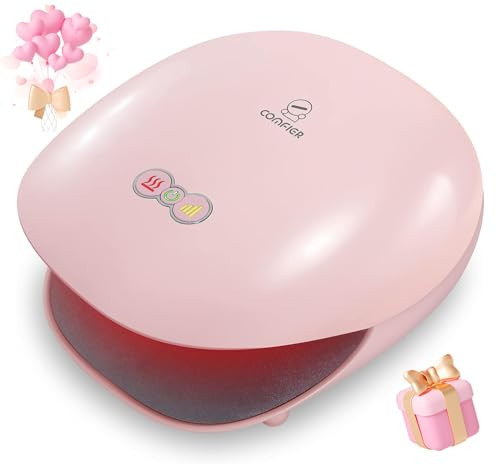 COMFIER Wireless Hand Massager with Heat -3 Levels Compression & Heating,Rechargeable Hand Massager Machine for Carpal Tunnel,Ideal Gifts for Women (Petal Pink) | Amazon (US)